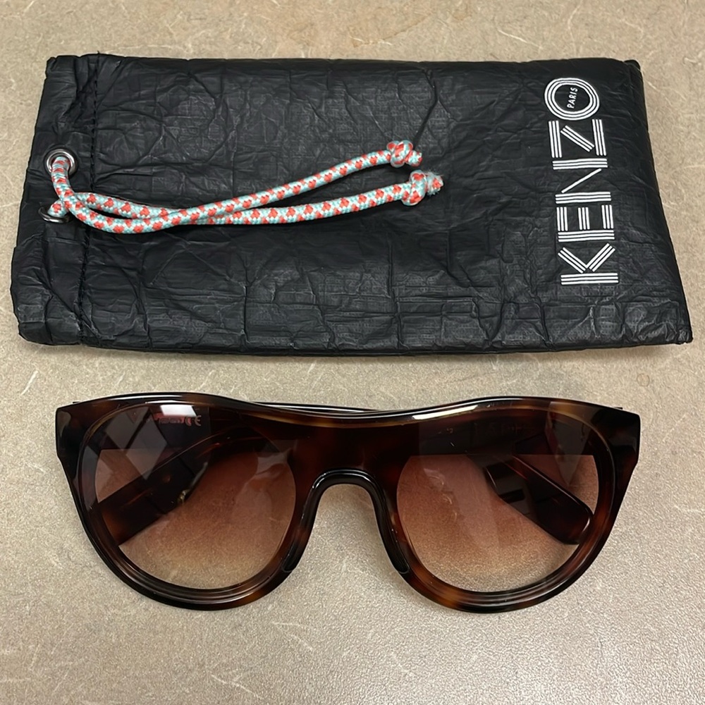 Kenzo KZ400061 52F Havana Sunglasses
